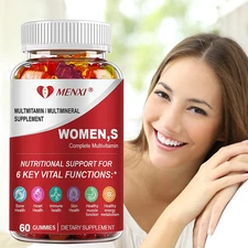 Women's Active Metabolism Daily Essential, Multivitamin Supplement 60 Gummies