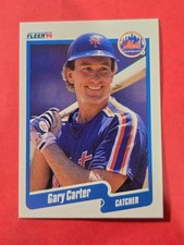 1990 Fleer #199 Gary Carter, HOF, cd1