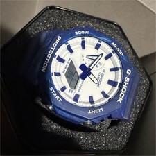 Casio G-SHOCK Blue Resin Analog/Digital Octagon 200m w/ Box & Papers