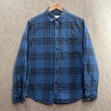 Goodfellow Blue Plaid Flannel Size Large