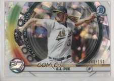 2020 Bowman Scouts Top 100 Chrome Atomic Refractor 43/150 AJ Puk #BTP-27 04mo