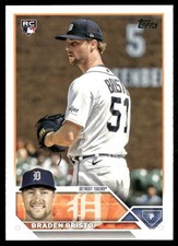Braden Bristo Rookie 2023 Topps Update Detroit Tigers #US282