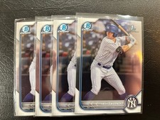 TREY SWEENEY Lot of 4 2022 Bowman Chrome 1st Prospect #BCP-137 Yankees (4)