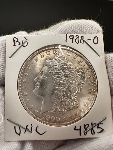 1900 O BU UNCIRCULATED MORGAN SILVER DOLLAR AUTHENTIC U.S.MINT 4885