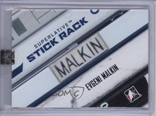 2007-08 ITG Superlative Stick Rack 1/1 Evgeni Malkin #SR-35 0a4