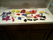 Lot of Vintage Barbie 1980s/90s Clothing Misc LOT  SEE PICTURES SHOWN  L7 