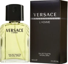 VERSACE L' HOMME edt 3.4 oz Cologne for Men; New in SEALED Box