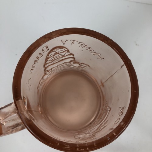 Vintage Amethyst Indiana Glass Nursery Rhyme Grill Plate, Bowl and Mug 3 Pc Set - Picture 10 of 24