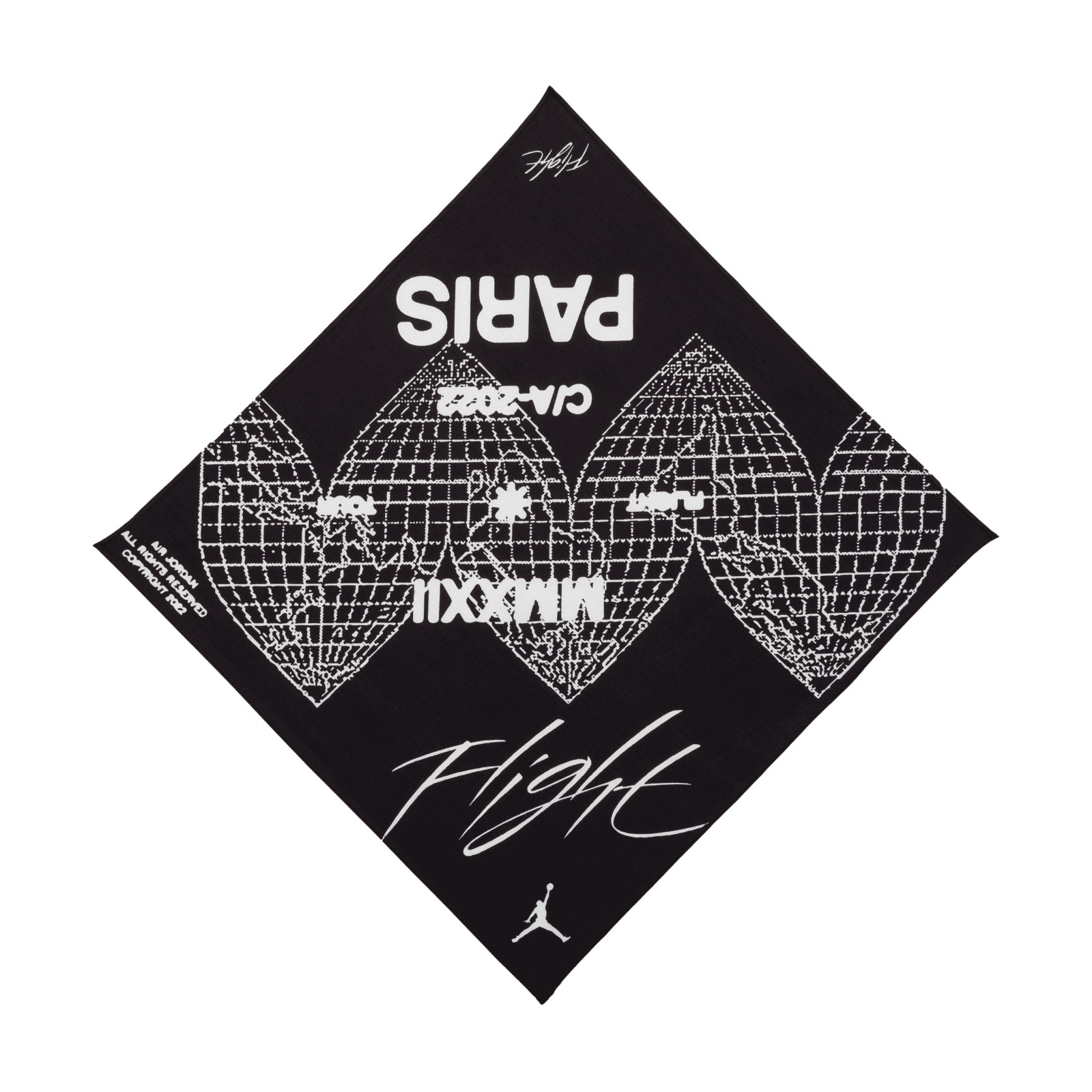 Бандана Nike Air Jordan Paris Flight Черный белый один размер Редкий J1004164 017 Новинка 5390₽