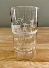 1963 Pepsi Cola Bottling Company Grand Opening Brownwood Texas
