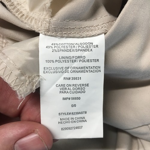 Xoxo Bootcut Trouser Dress Pants Womens 0 (Actual 29X32) Beige Low Rise Zip NEW - Picture 16 of 20