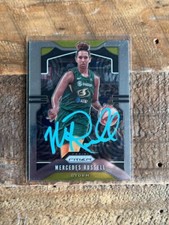 2020 Panini Prizm WNBA #75 Mercedes Russell IP Autograph Signed Storm
