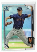 Max Wotell 2015 Bowman Chrome Draft Refractor #103 New York Mets Rookie Parallel