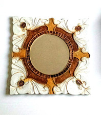 Quadro a Specchiera Da Parete Indonesiano Vintage 39 x 39 cm