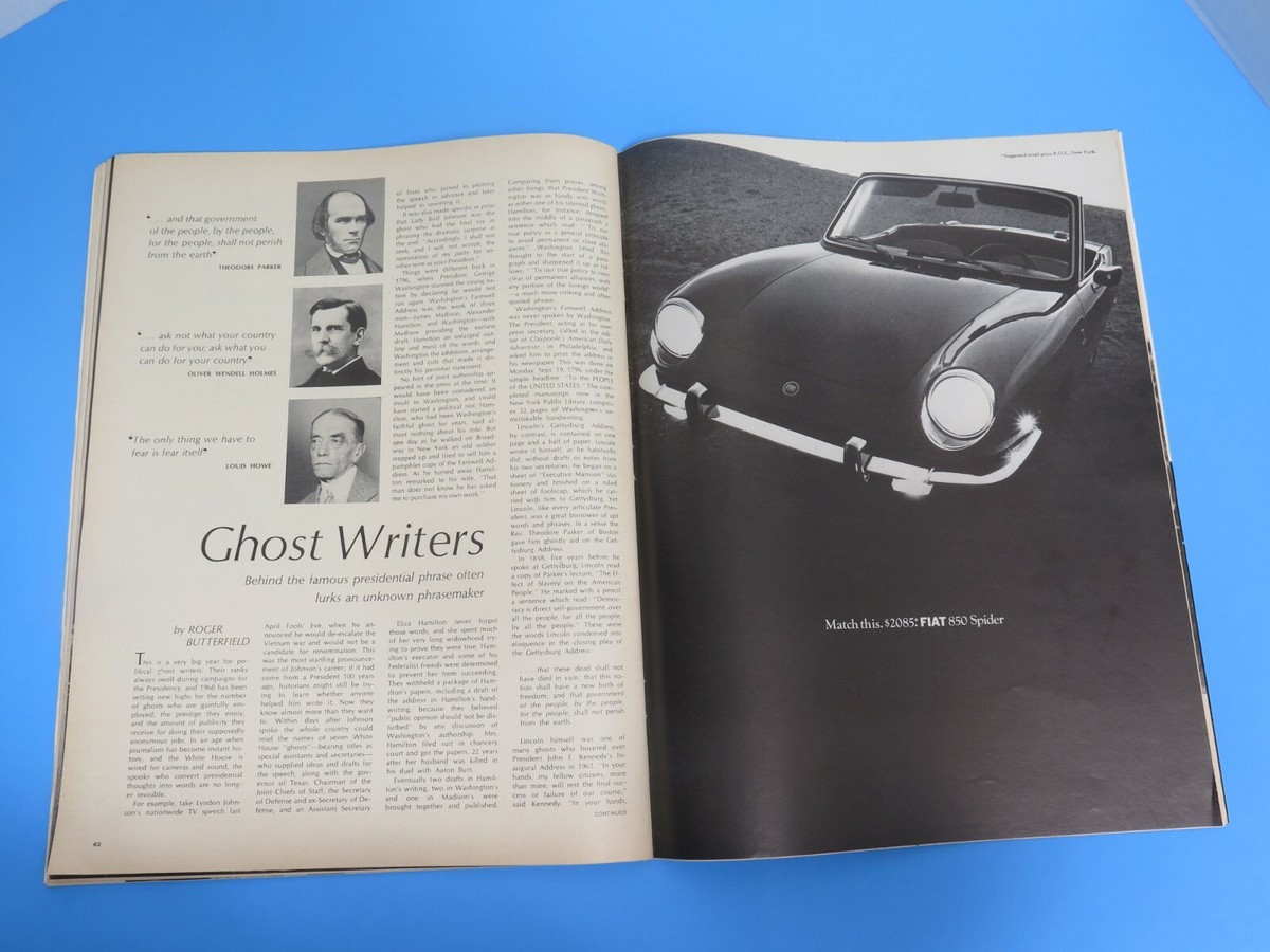 VINTAGE LIFE SPECIAL ISSUE*THE PRESIDENCY*JULY 5 1968*PRESIDENT OF