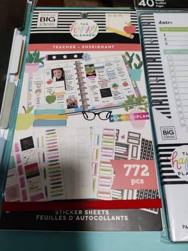 HAPPY PLANNER LOT CALANDER EXTENTION(366)-PAPER SHEET(40)STICKERS(772) ALL NEW - Picture 3 of 4