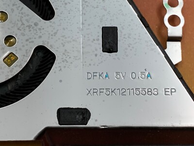 Ventola di raffreddamento della CPU del computer portatile NS85B18-21K02 DC5V 0.50A 4Pin per ASUS VivoBook X705 X705N X705NC 13NB0FR0P01011  7