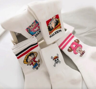 ONE PIECE Socken Monkey D. Ruffy Strohhut TONY CHOPPER WANTED GESCHENK SALE