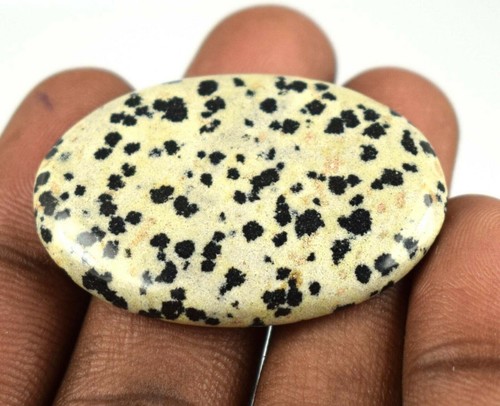 Cabochon naturale diaspro dalmata messicano guarigione miscela pietre portafortuna certificato - Foto 12 di 44