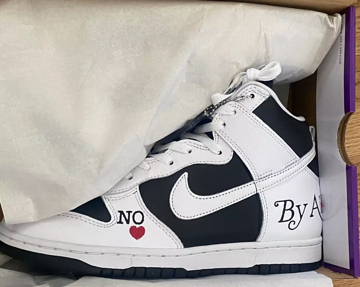 NIKE DUNK HIGH SB SUPREME BY ANY MEANS 8.5 NEW Stormtrooper travis