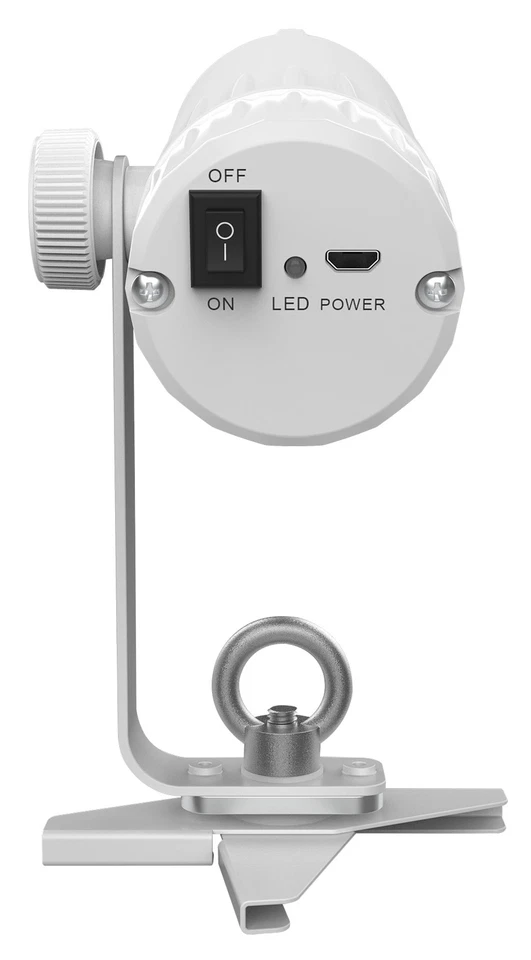 Chauvet DJ Ezpin Pack 4 EZpin Pin Spot Light Fixtures+IRC-6 Remote+Carry Case - Image 3 of 4