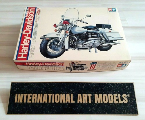 1 6 Scale Tamiya Harley Davidson Flh 10 Police Bike Ebay