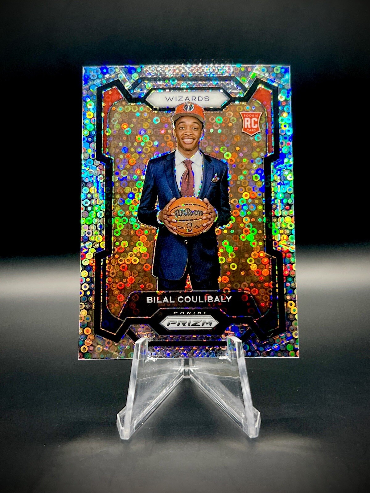 ❤️2023-24 Prizm #153 Bilal Coulibaly Silver Fast Break Disco Variation Rookie RC