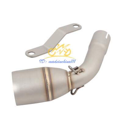 Slip On 51mm Exhaust Mid Link Pipe Connector For Benelli TNT125 TNT135 2017-2023
