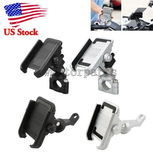 Motorcycle Bike ATV MTB Phone Handlebar Mirror Mount Holder For Cell Phone GPS - 第 1/8 張圖片