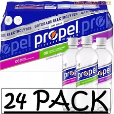 24 PACK - Propel Zero Water Variety 16.9 fl oz - Berry, Grape, Kiwi Strawberry