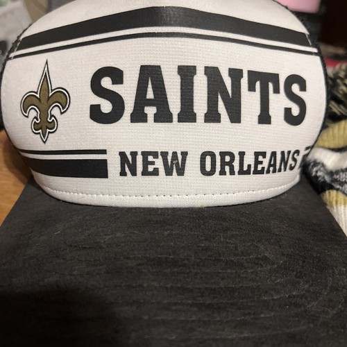 New Era New Orleans Saints Beanie Cap Plus SnapBack Trucker Hat. - Picture 2 of 14