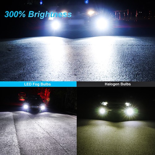 For Ford Escape 2008-2012 Xenon White LED Headlight + Fog Light Combo Bulbs Kit - Picture 12 of 12