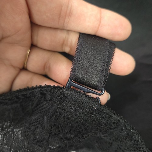 Torrid Curve Women Bra 42DD Black Floral Underwired Lace Convertible - Picture 12 of 13