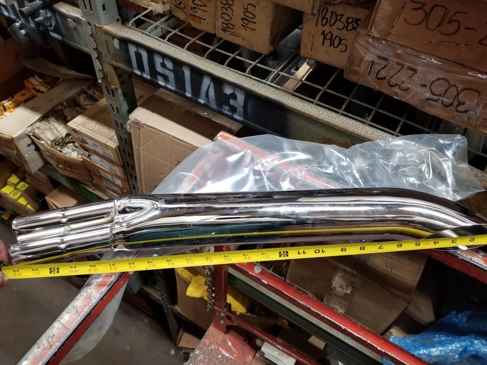 NOS Jardine Turn Outs Exhaust Muffler Fits: 1972-1976 Kawasaki KZ900 Z1 18-0383 - Imagem 2 de 4