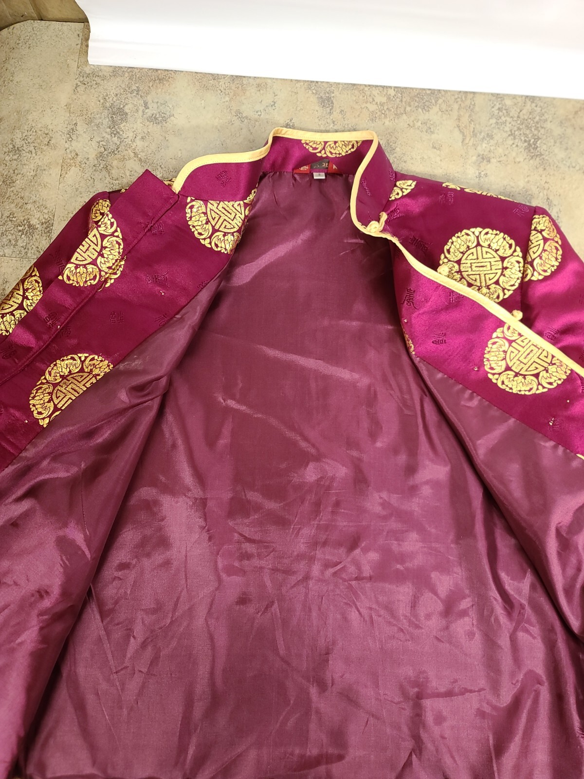 Longevity Design Brocade Mandarin Jacket - Lined - image 4