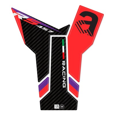 Paraserbatoio Moto 3D Surakey In PVC: Adesivo Impermeabile Antigraffio, Design Carbonio, Universale