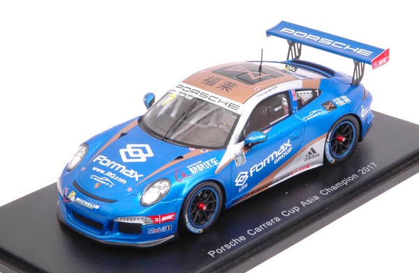 Porsche 911 Gt3 #7 Champion Carrera Cup Asia 2017 C.Van D. Drift 1:43 Modell-image