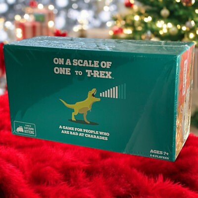 Exploding Kittens On a Scale of One to T-Rex Card Game BRAND NEW