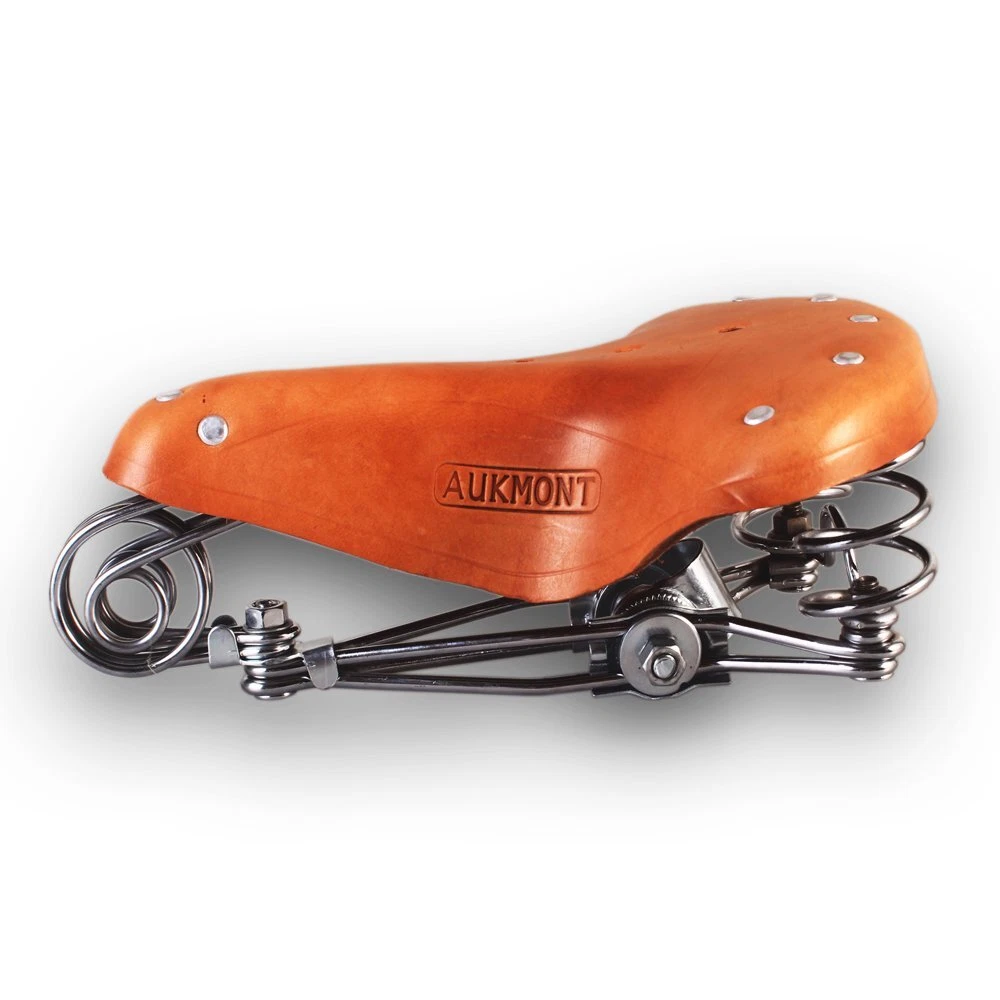 Traditional Bike Bicycle Saddle Seat Genuine Leather Vintage Style