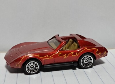 Matchbox 2021 MB40 MB97 1968 68 Chevy Corvette T-Roof T-Top Red Flames GVY72 9pk