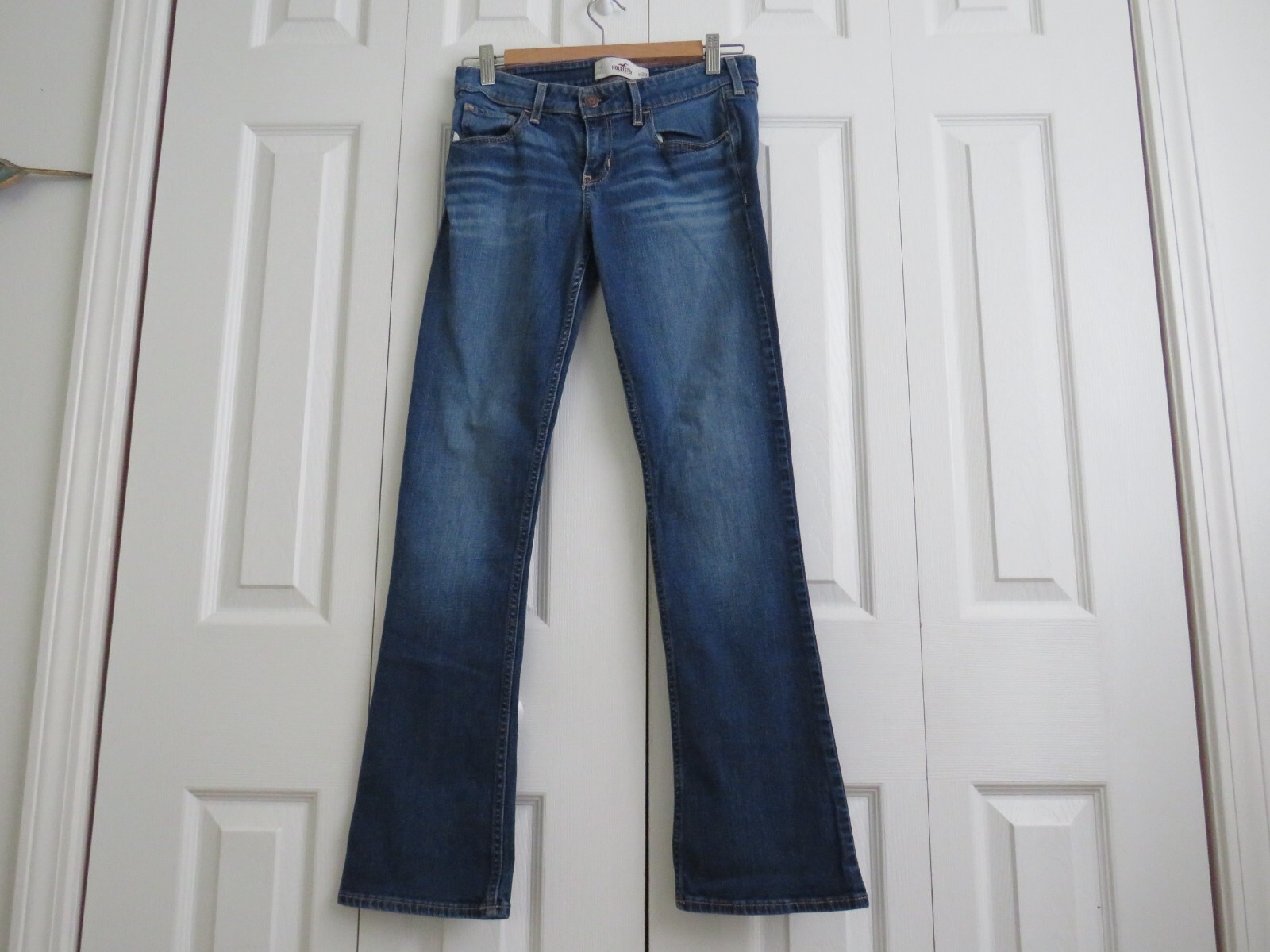Hollister Skinny Jeans Low Rise Legging Women's 7S Juniors Stretch Denim W28xL31-image