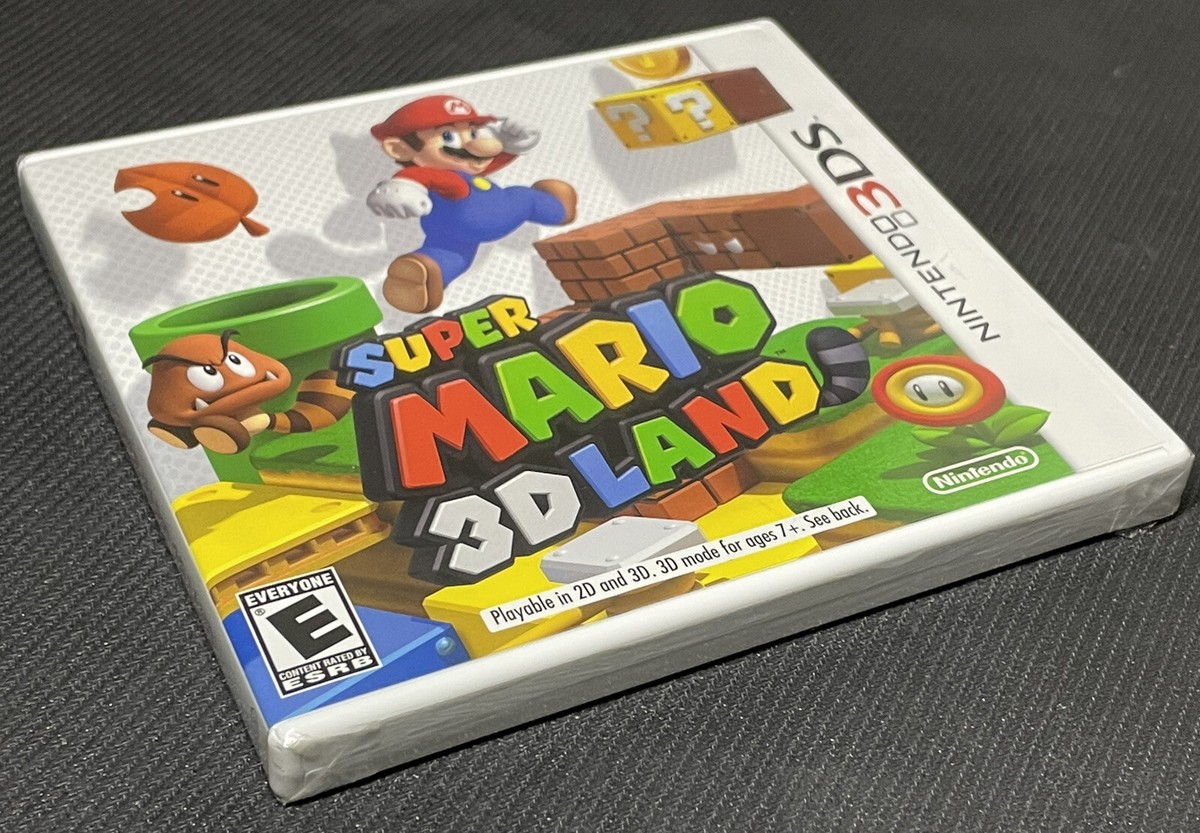 Super Mario 3D Land Nintendo 3DS Original First Print White Case