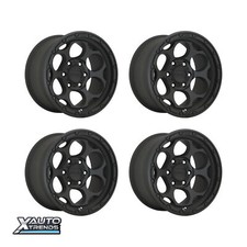 KMC KM541 Dirty Harry Textured Black 17X8.5 6X139.7 00mm (Set of 4)