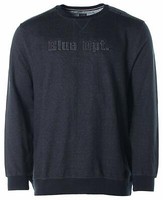 Kitaro Herren Sweatshirt Sweater Rundhals -BLUE DPT.- (Navy, L) Y2623