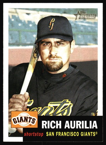 2002 Topps Heritage Rich Aurilia #109 card