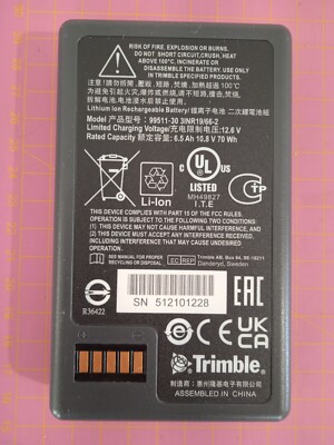 Trimble 99511-30 Lithium-Ionen Akku S5 S6 S7 S8 SPS RTS Total Stationen _0,1_5
