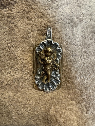 Vintage Sonja Lea Signed Cherub Pendent