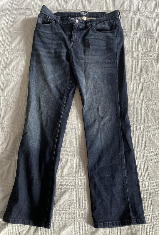 CAT& JACK Boy’s Straight Leg Stretch Jeans Adjustable Waist (Size 14)