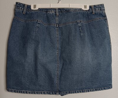 VENEZIA JEANS Clothing Co Ladies Size 16 Blue Denim Straight Skort