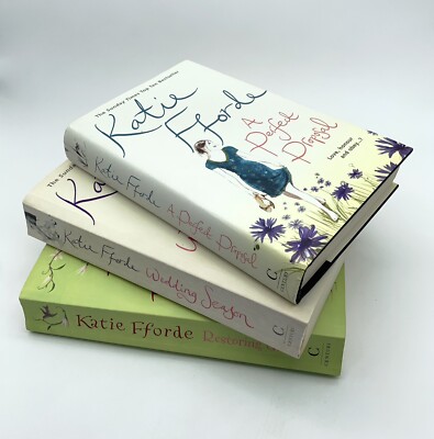 Katie Fforde Lot of 3 Books Perfect Proposal, Restoring Grace, British Romances